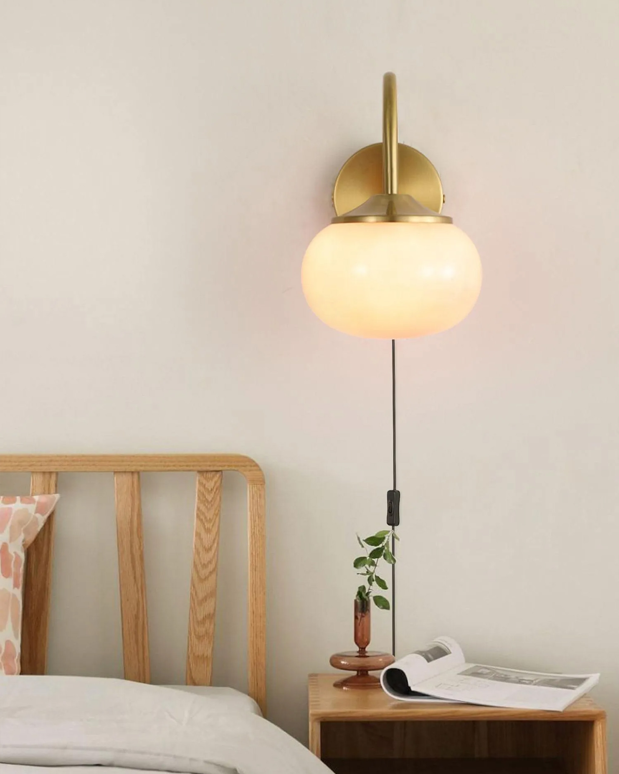 Marshmallow Sconce Plug Version