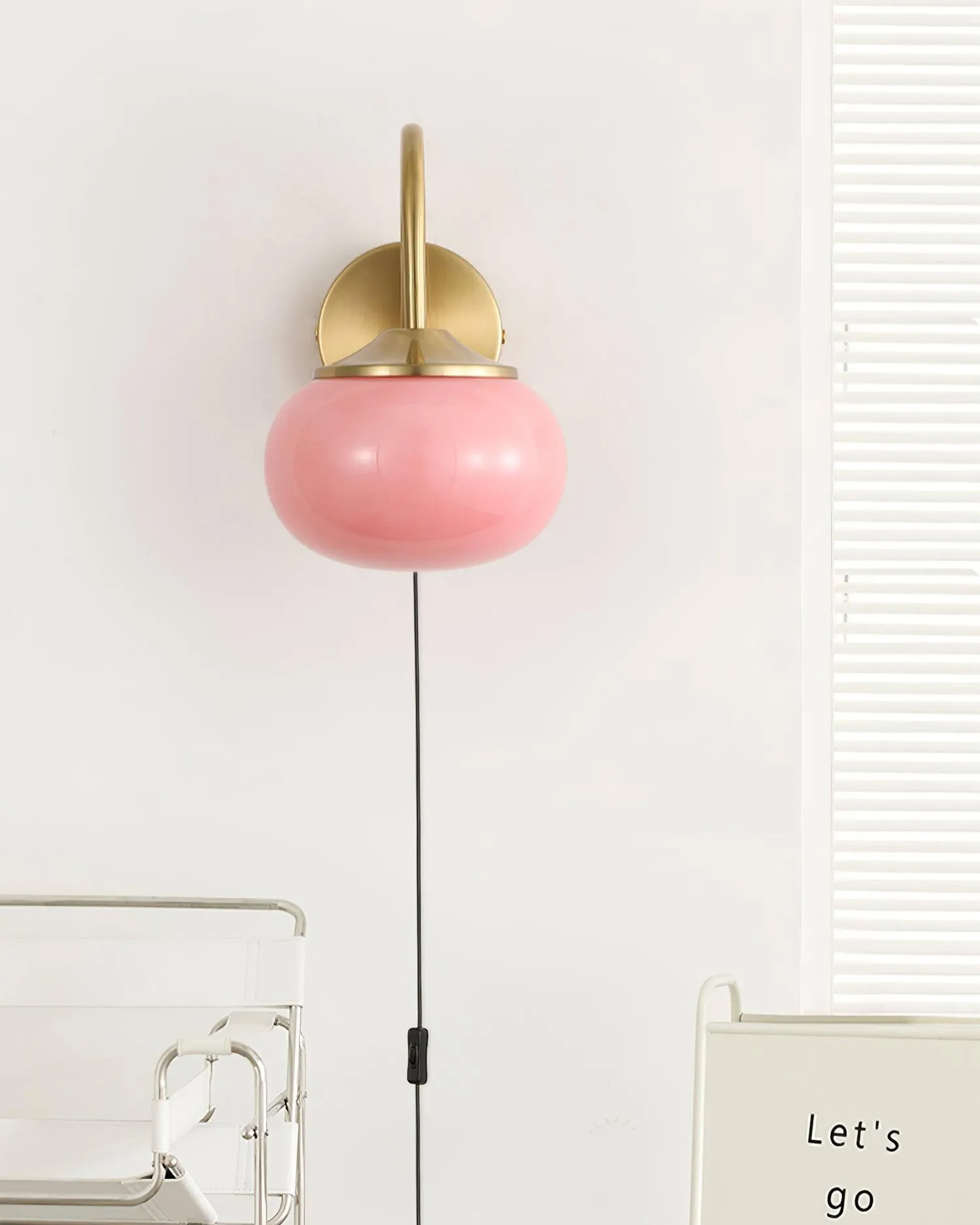 Marshmallow Sconce Plug Version
