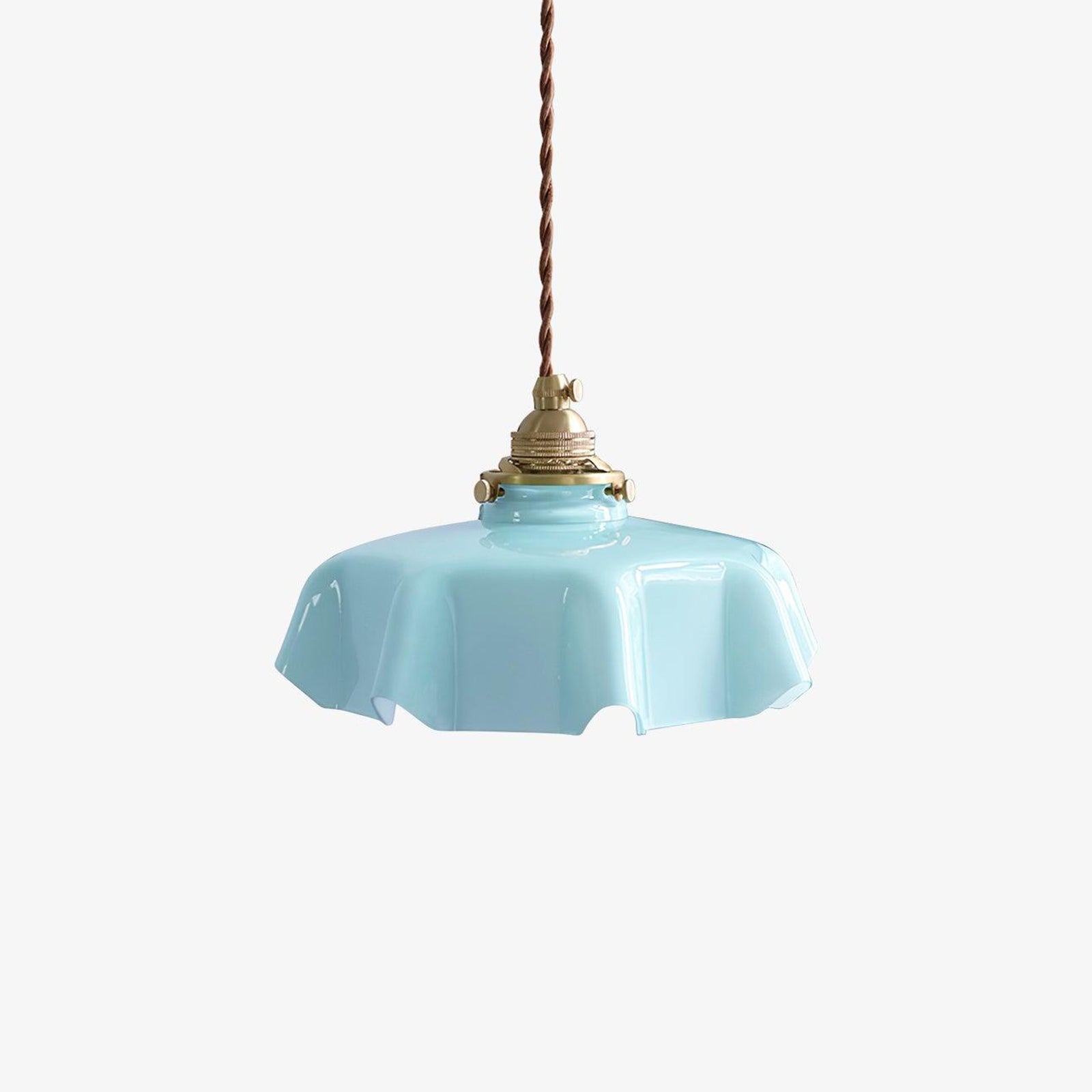 French Flower Pendant Swag Light-elegalight