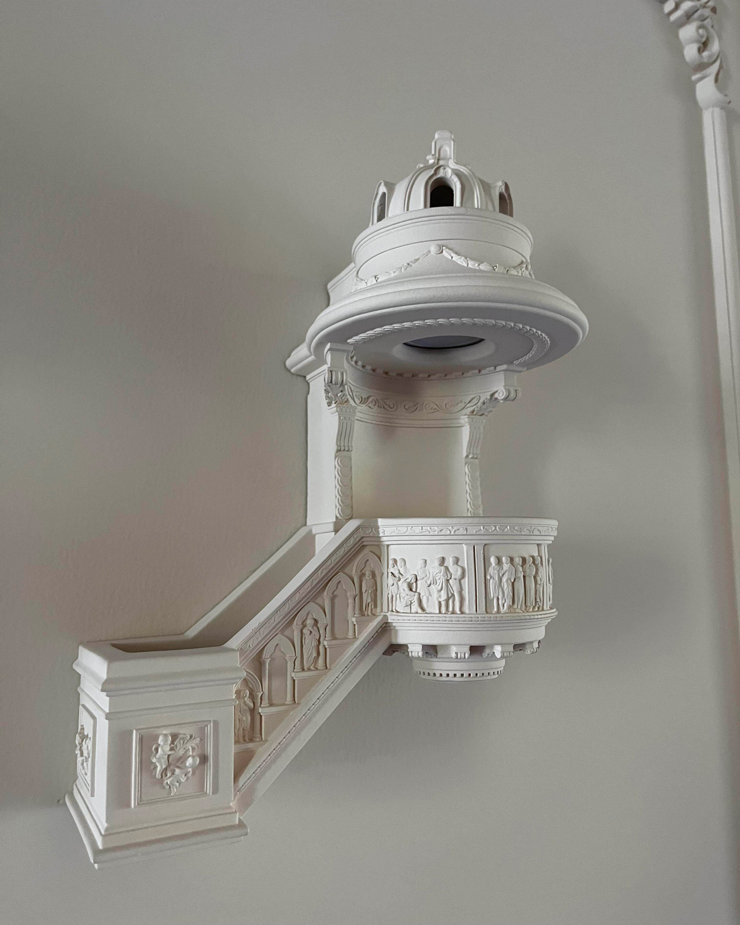 Mirabilia Plaster Wall Sconce