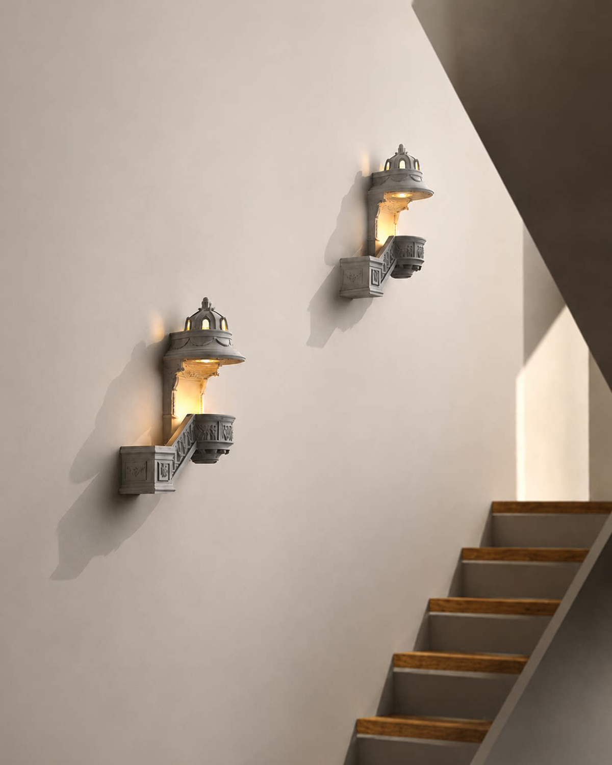 Mirabilia Plaster Wall Sconce