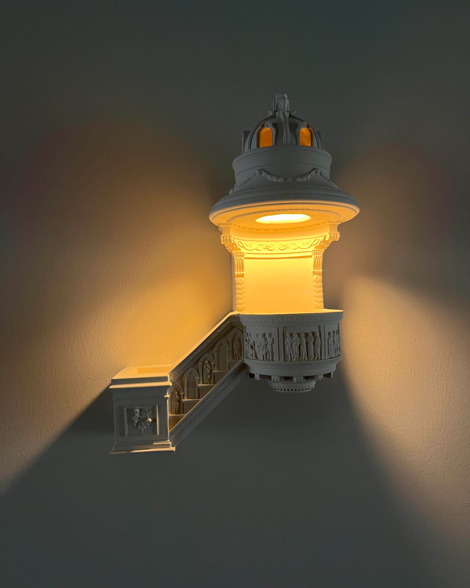 Mirabilia Plaster Wall Sconce