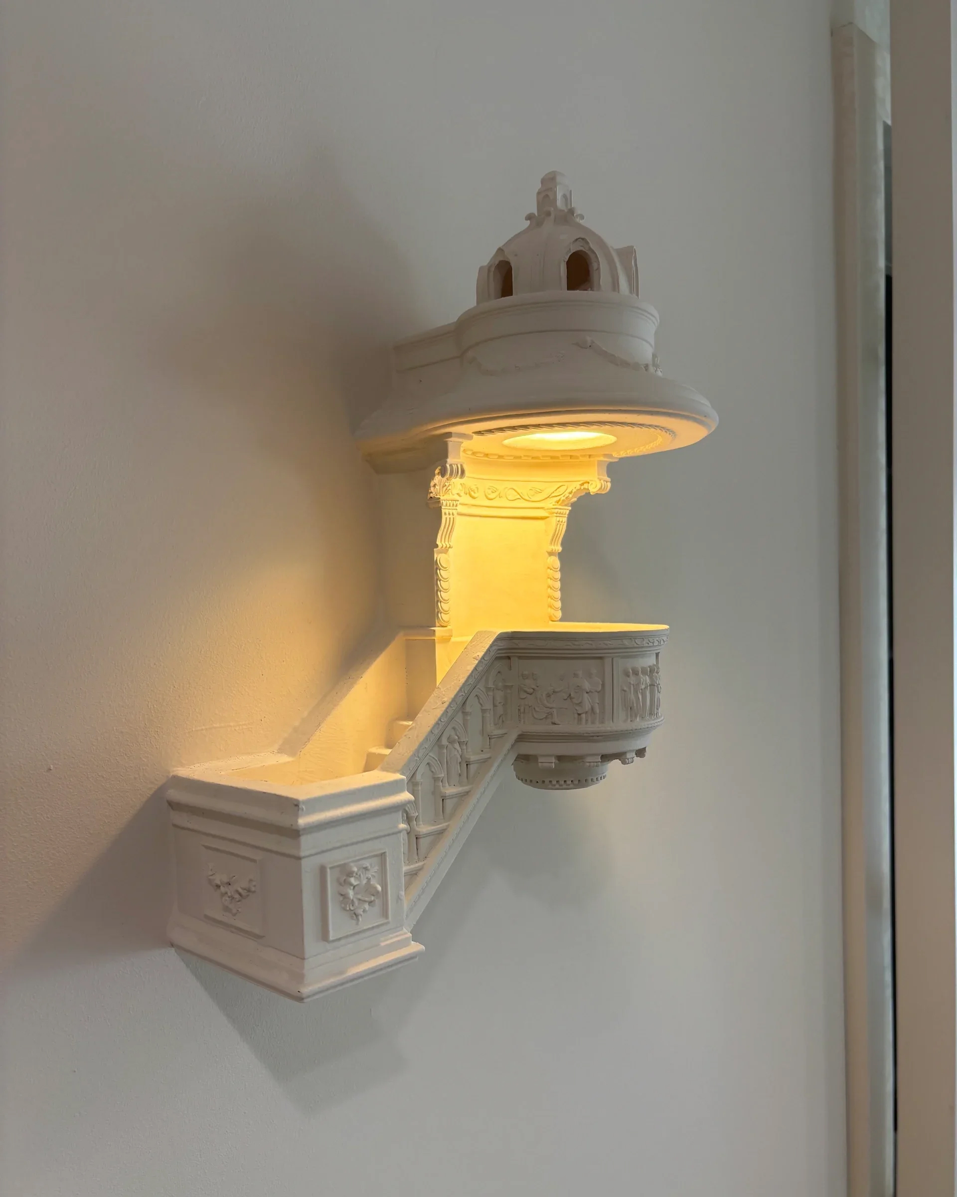Mirabilia Plaster Wall Sconce