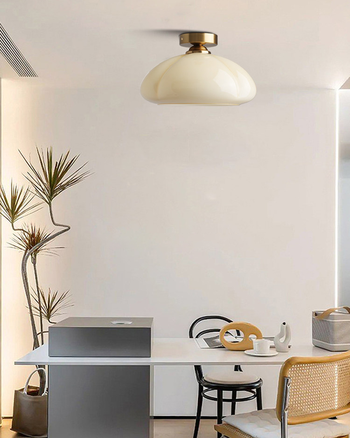 Miro Glass Ceiling Light