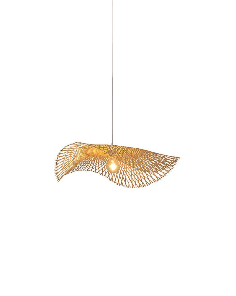 Bamboo Frame Pendant Lamp