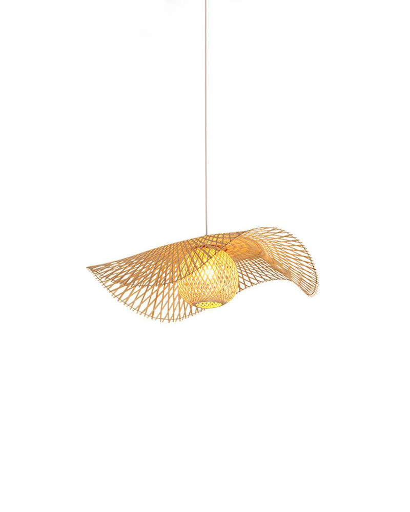Bamboo Frame Pendant Lamp