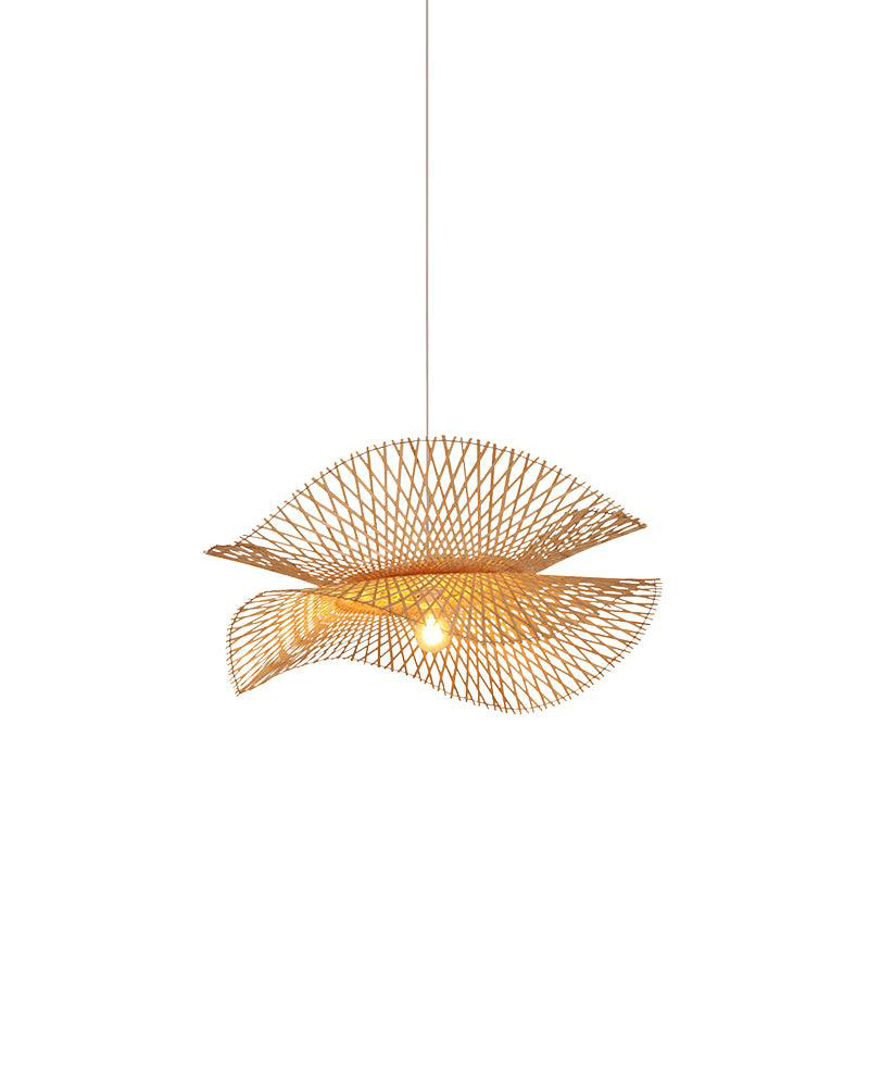 Bamboo Frame Pendant Lamp