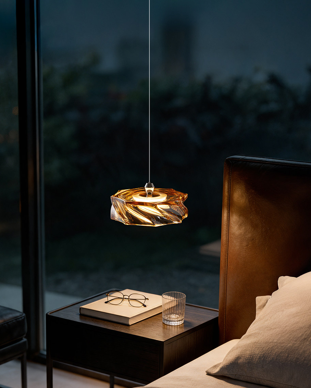 Molten Amber Pendant Light