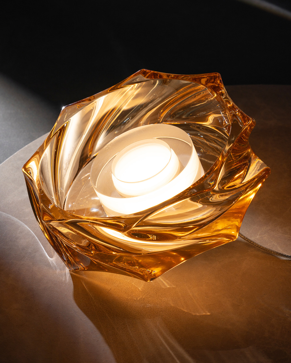 Molten Amber Pendant Light