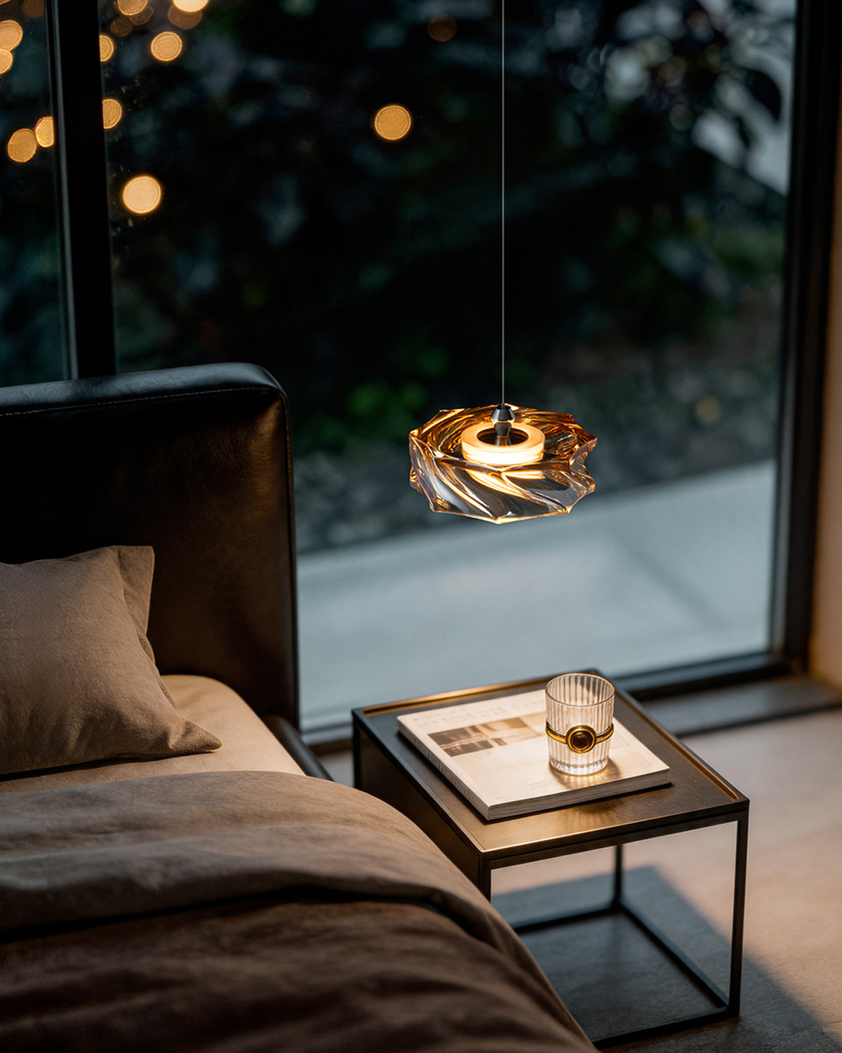 Molten Amber Pendant Light
