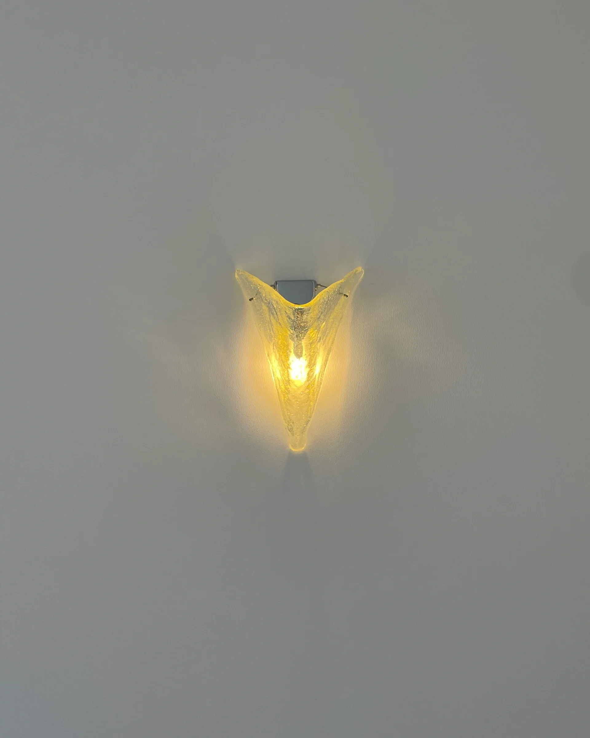 Molten Gold Glass Wall Sconce