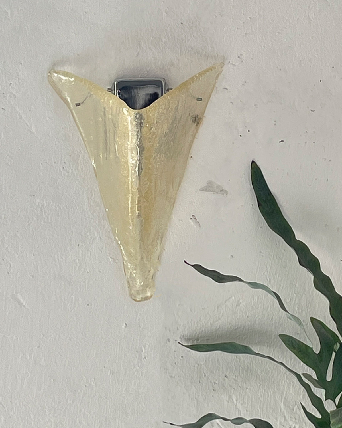 Molten Gold Glass Wall Sconce