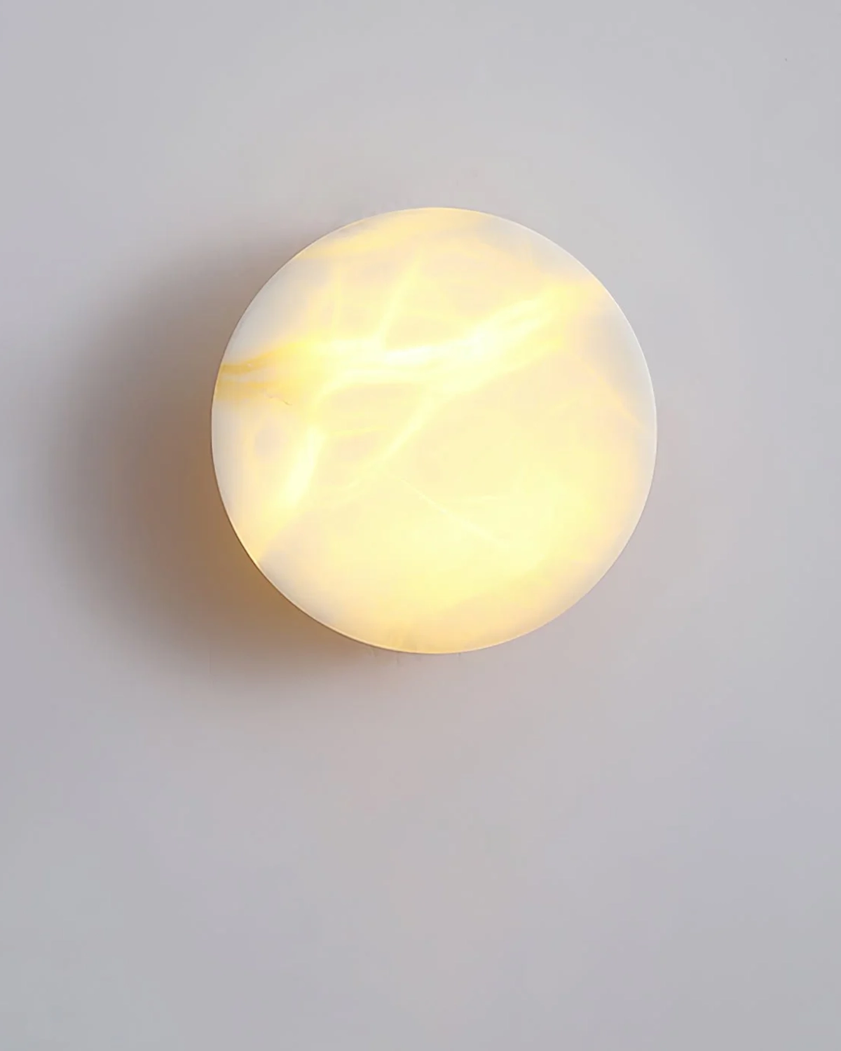 Moonlit Alabaster Wall Light