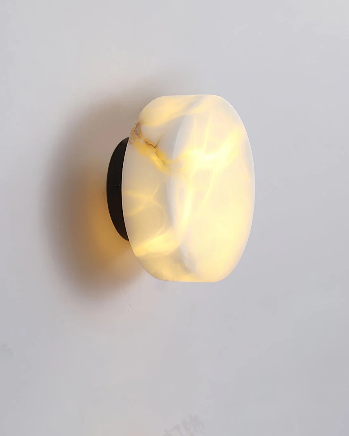 Moonlit Alabaster Wall Light