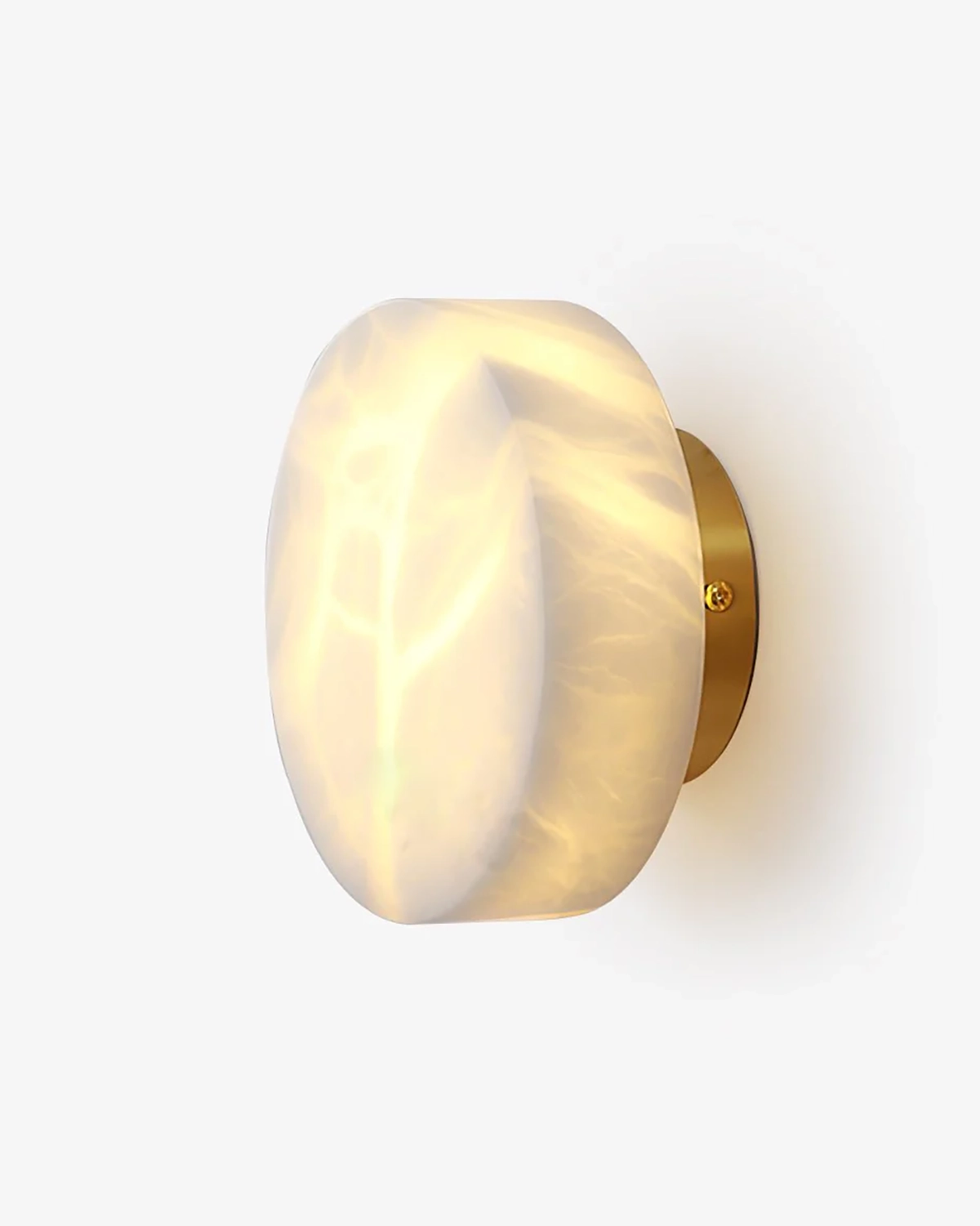 Moonlit Alabaster Wall Light