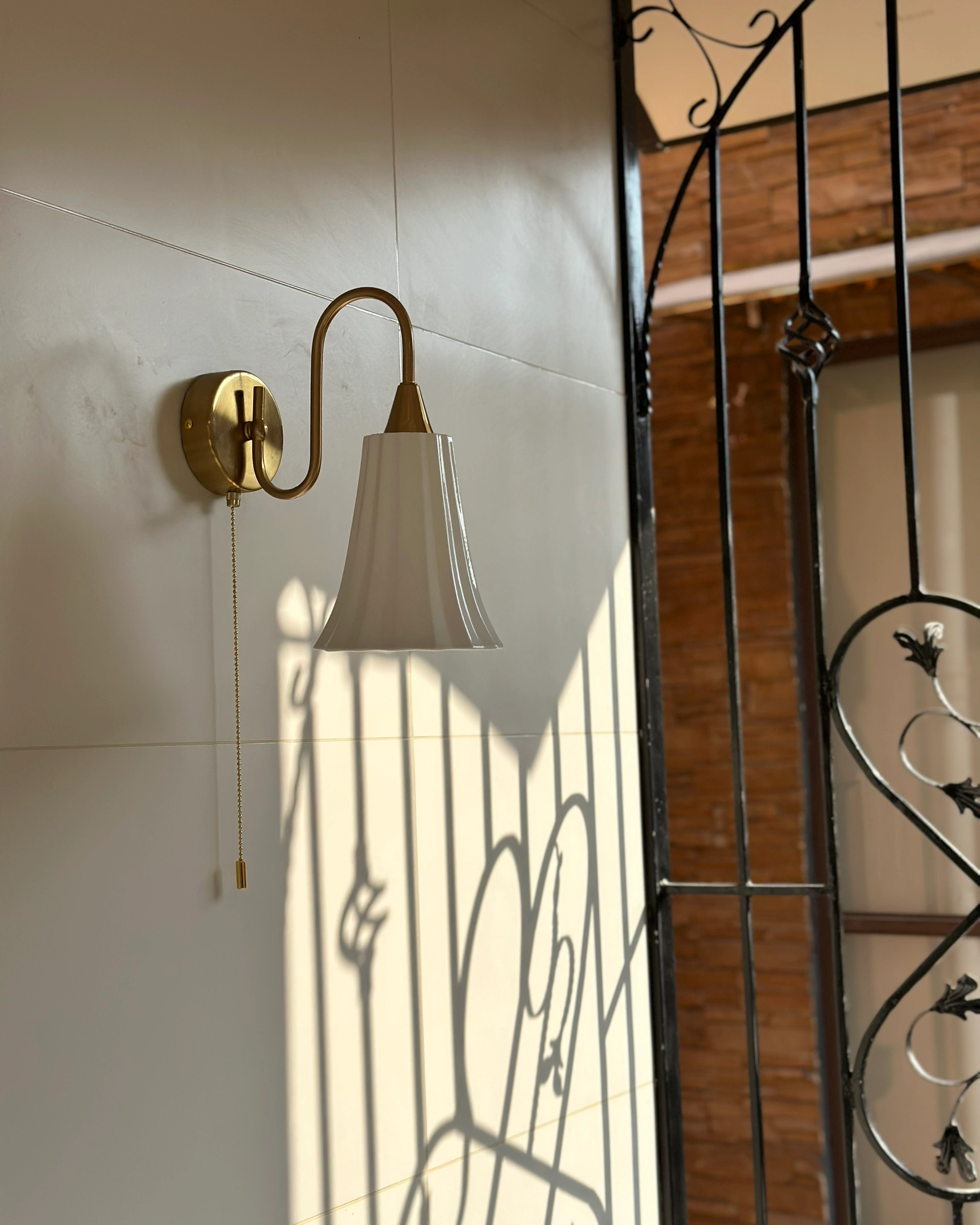 Morning Glory Wall Light