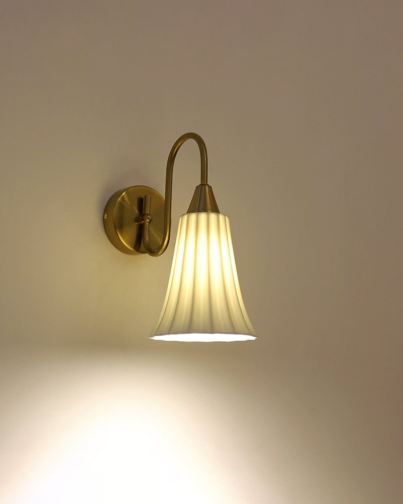 Morning Glory Wall Light