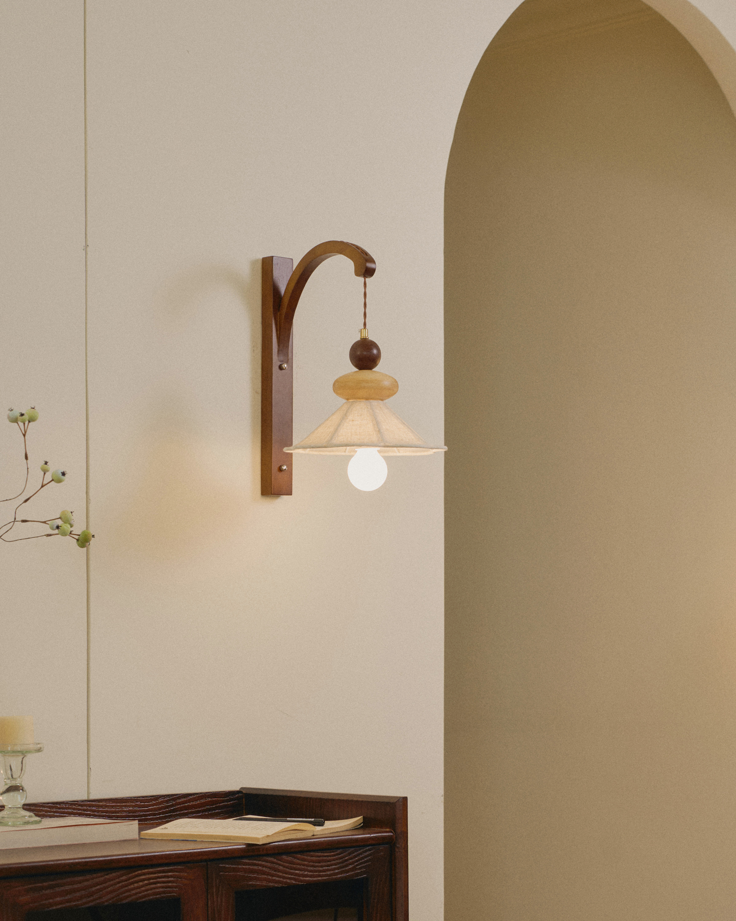 Morrow Linen Wall Sconce
