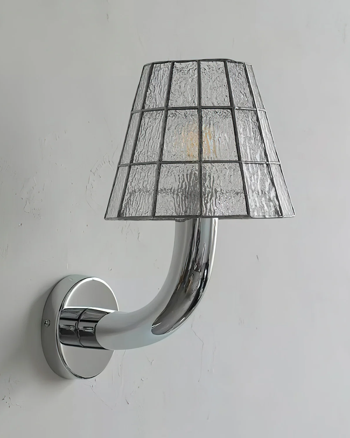 Mosaic Drift Arc Wall Sconce