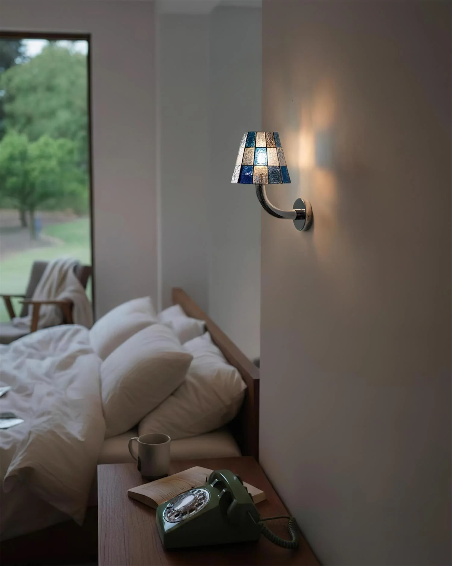 Mosaic Drift Arc Wall Sconce