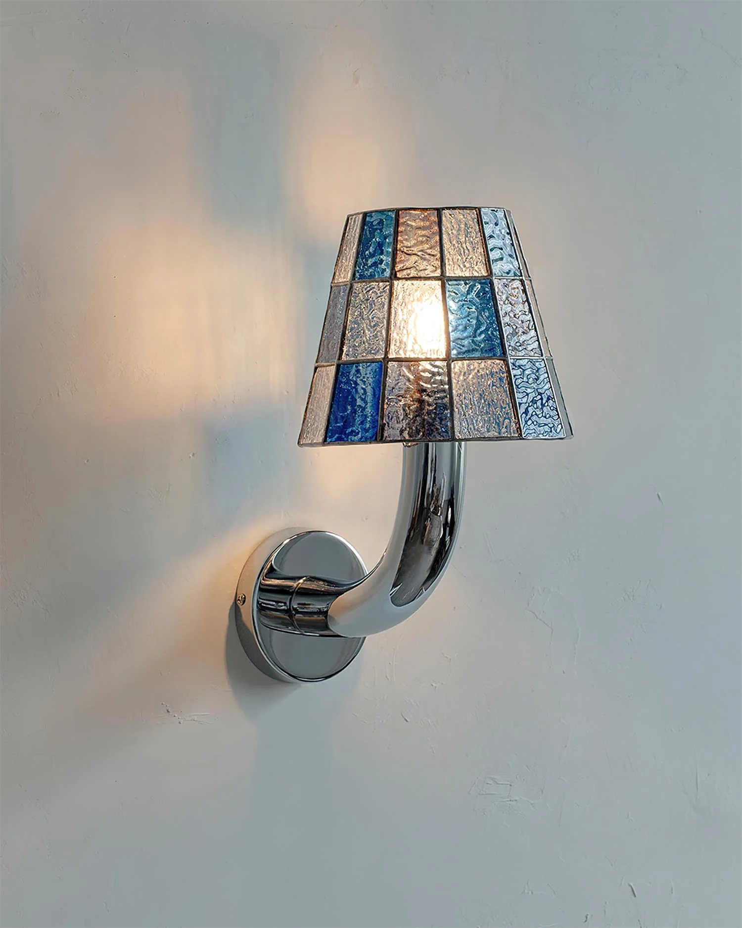 Mosaic Drift Arc Wall Sconce