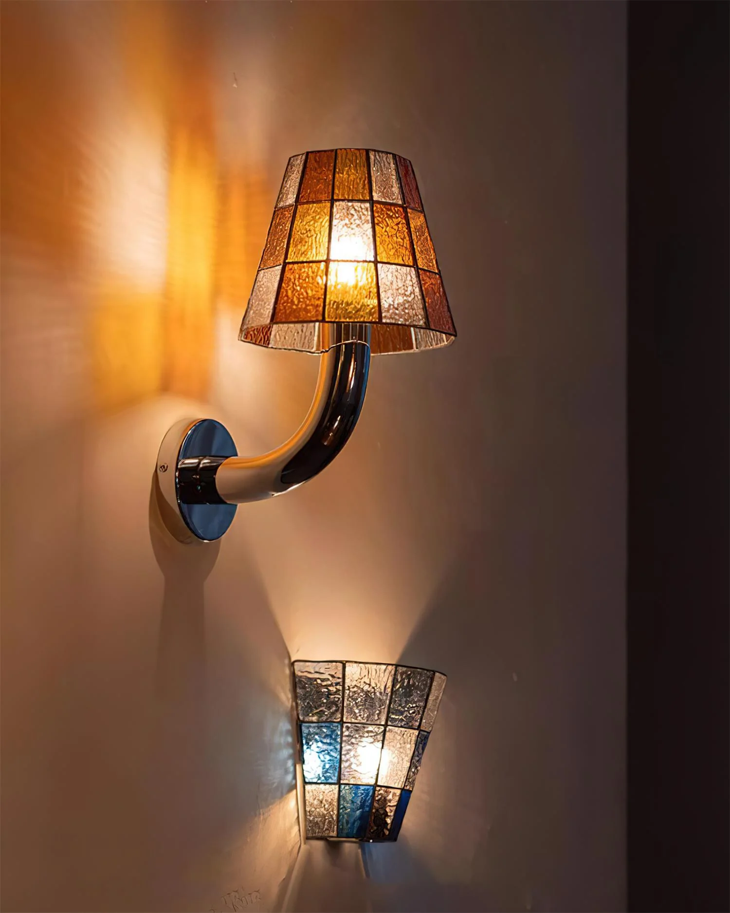 Mosaic Drift Arc Wall Sconce