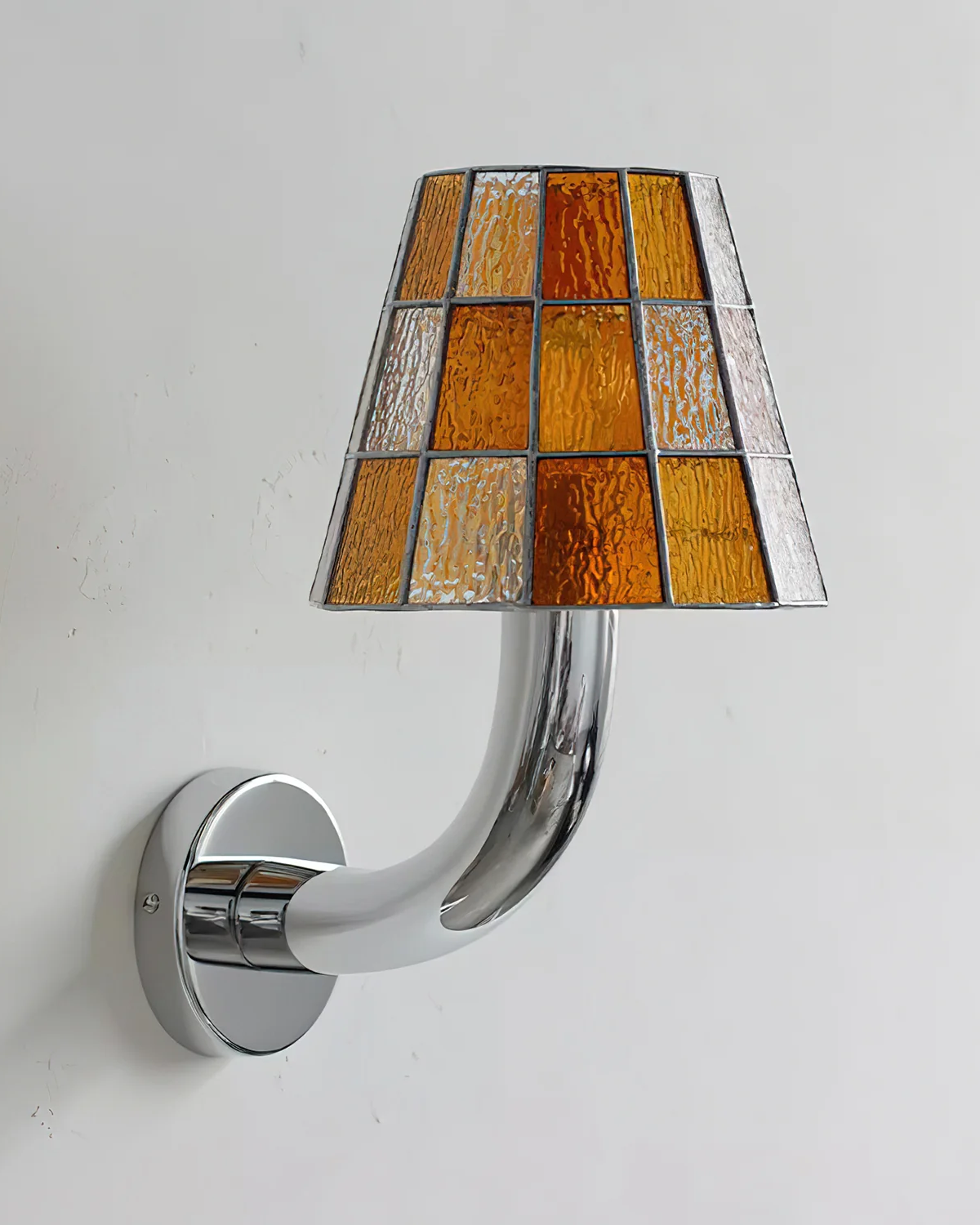 Mosaic Drift Arc Wall Sconce