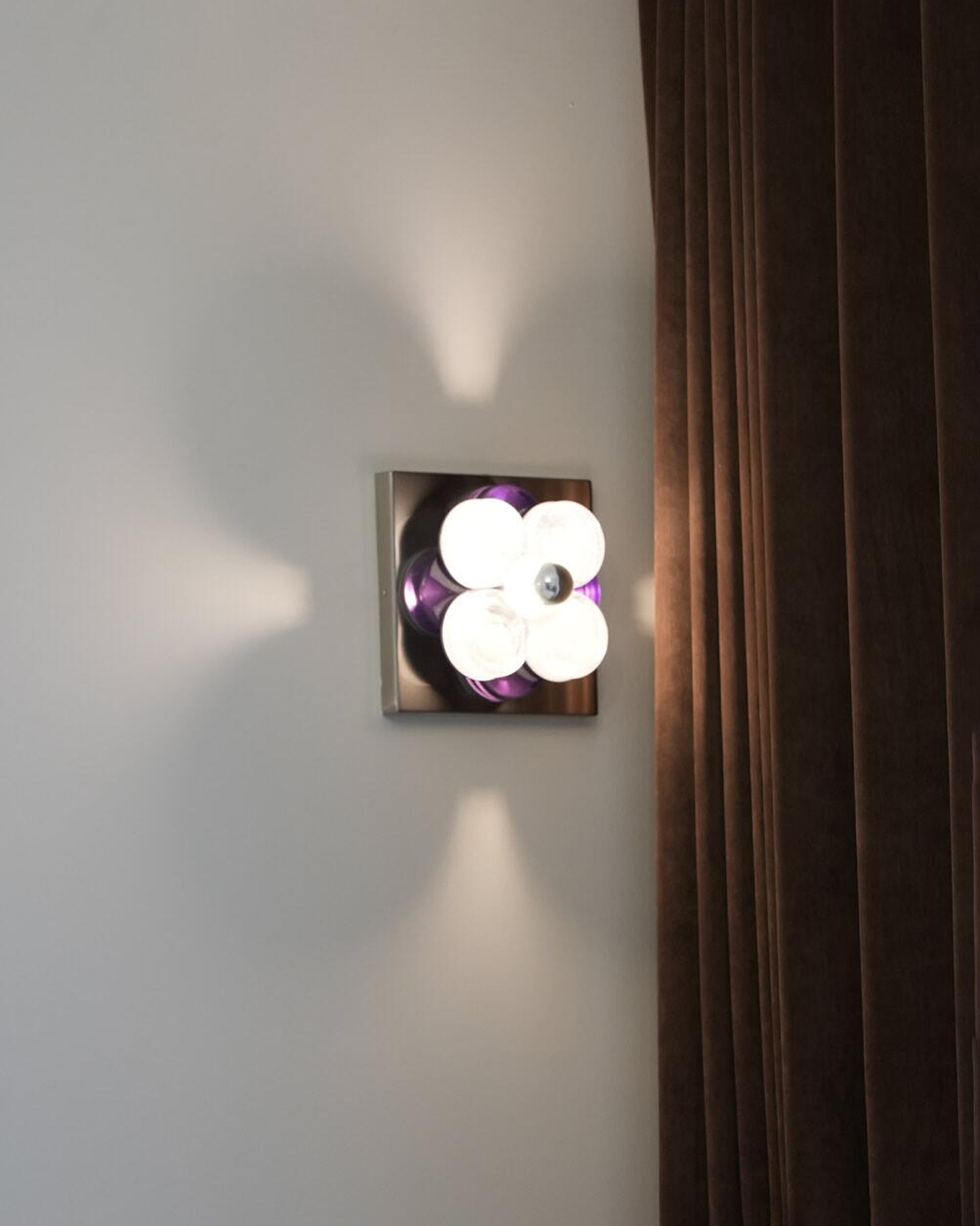 Murano Glass Clover Wall Sconce