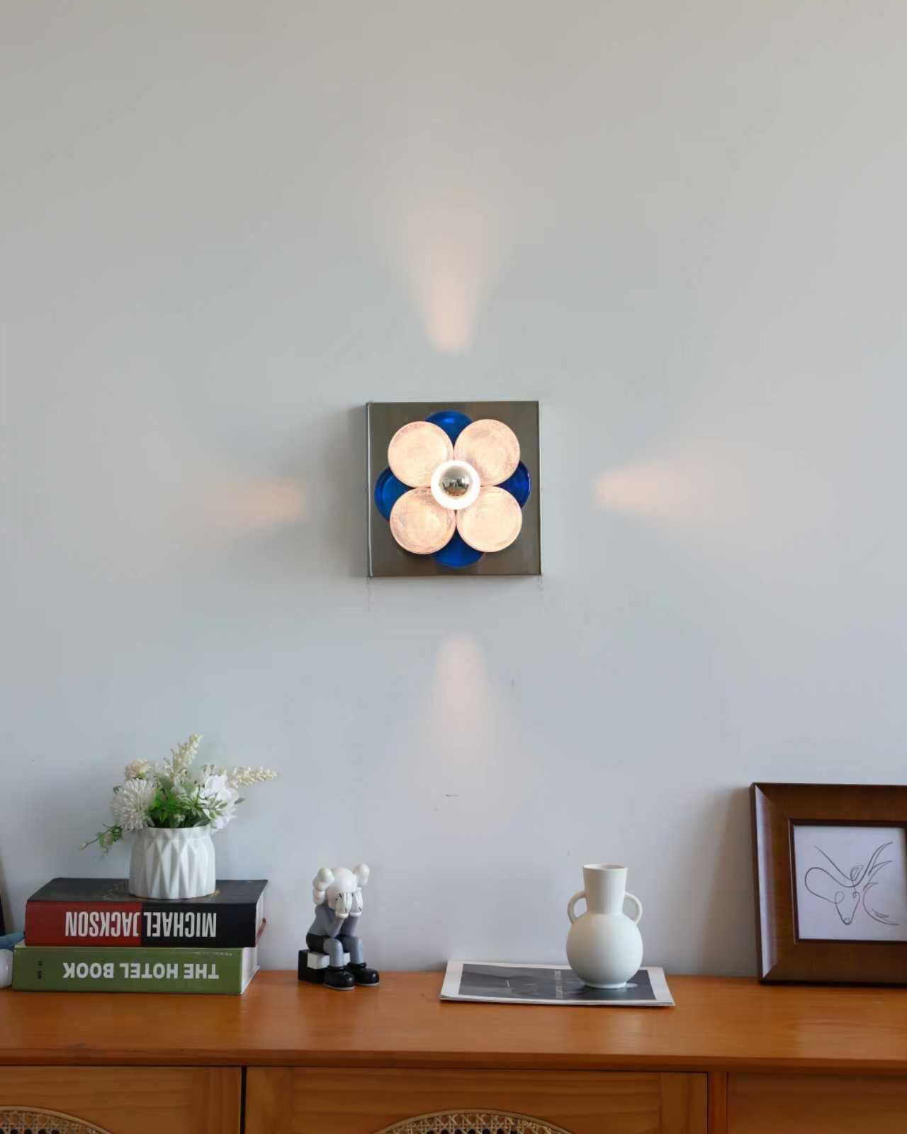 Murano Glass Clover Wall Sconce