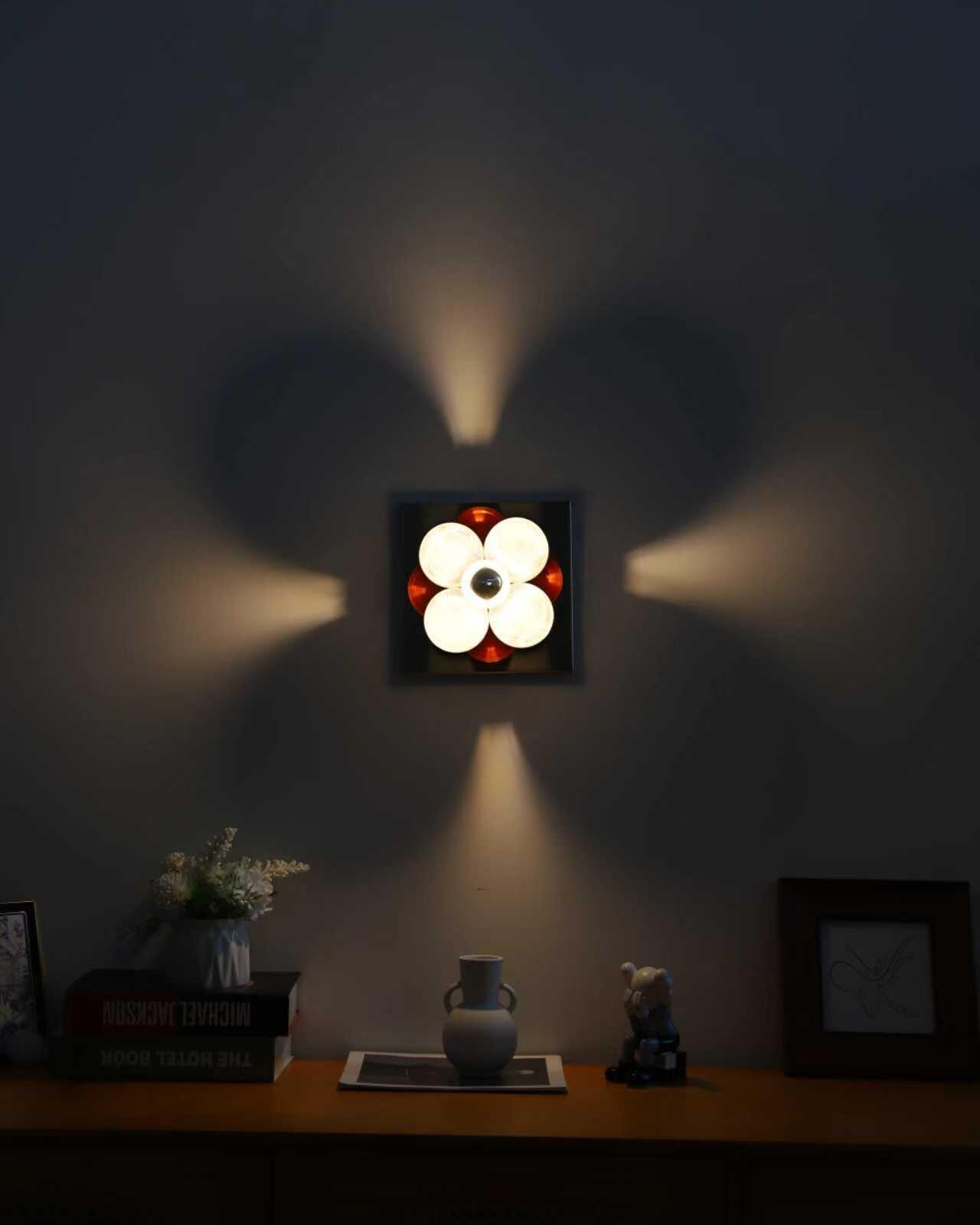 Murano Glass Clover Wall Sconce