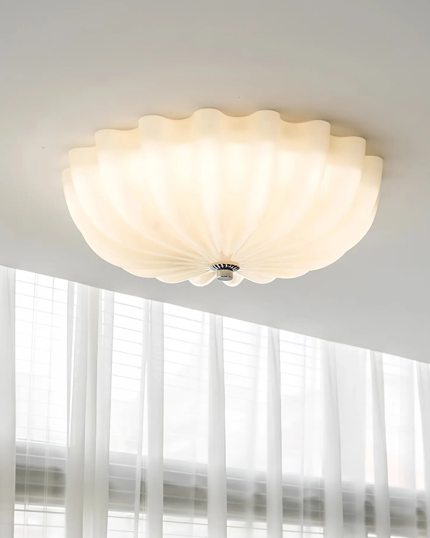 Murano Glass Flush Ceiling Light