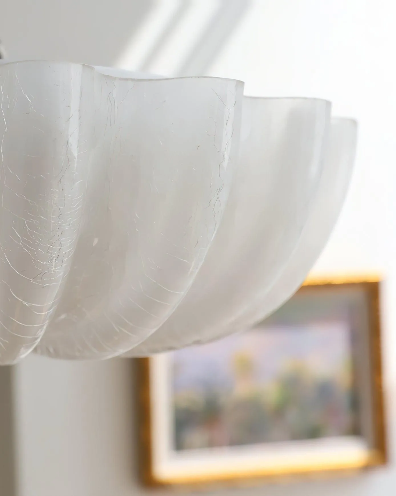 Murano Glass Flush Ceiling Light