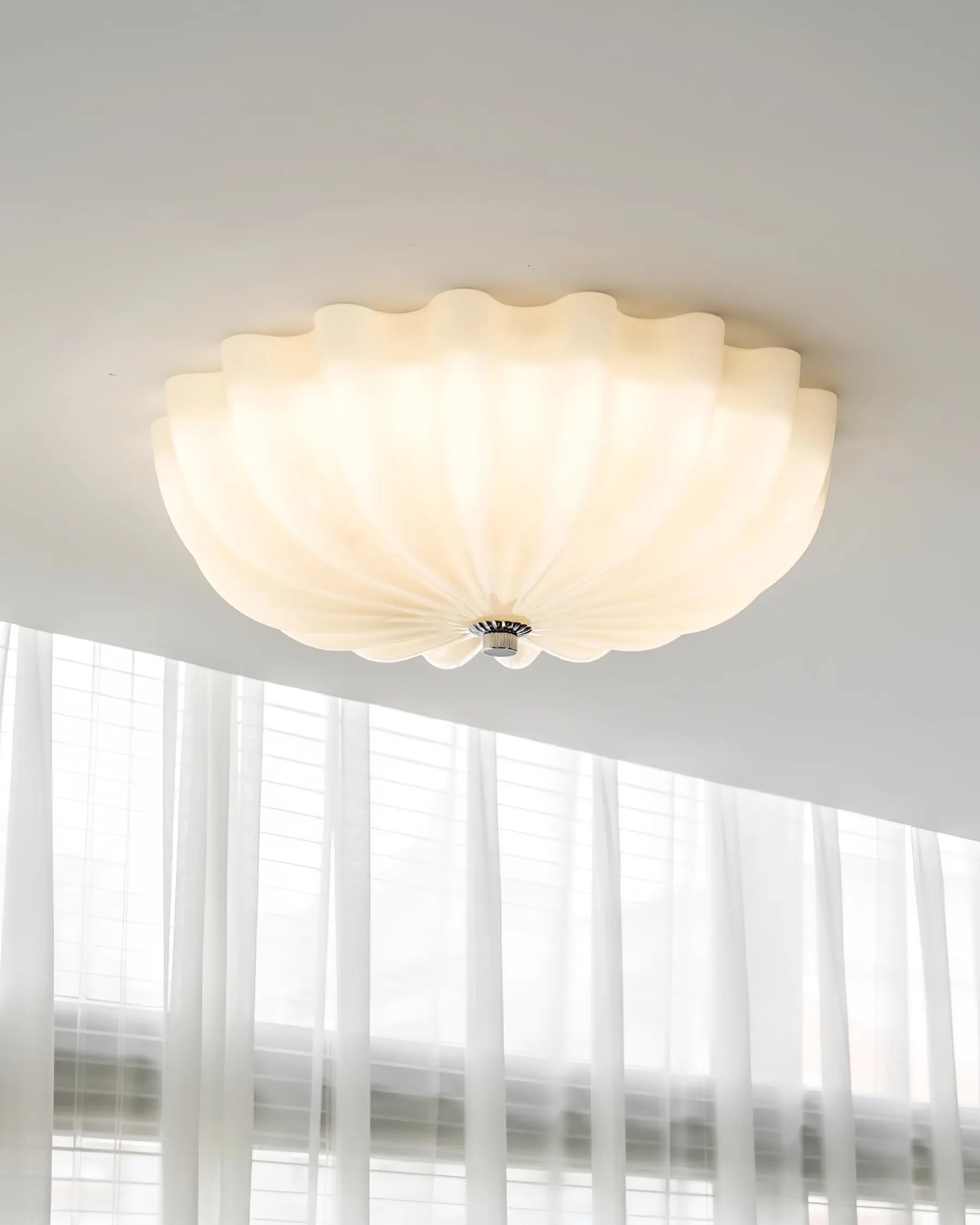 Murano Glass Flush Ceiling Light