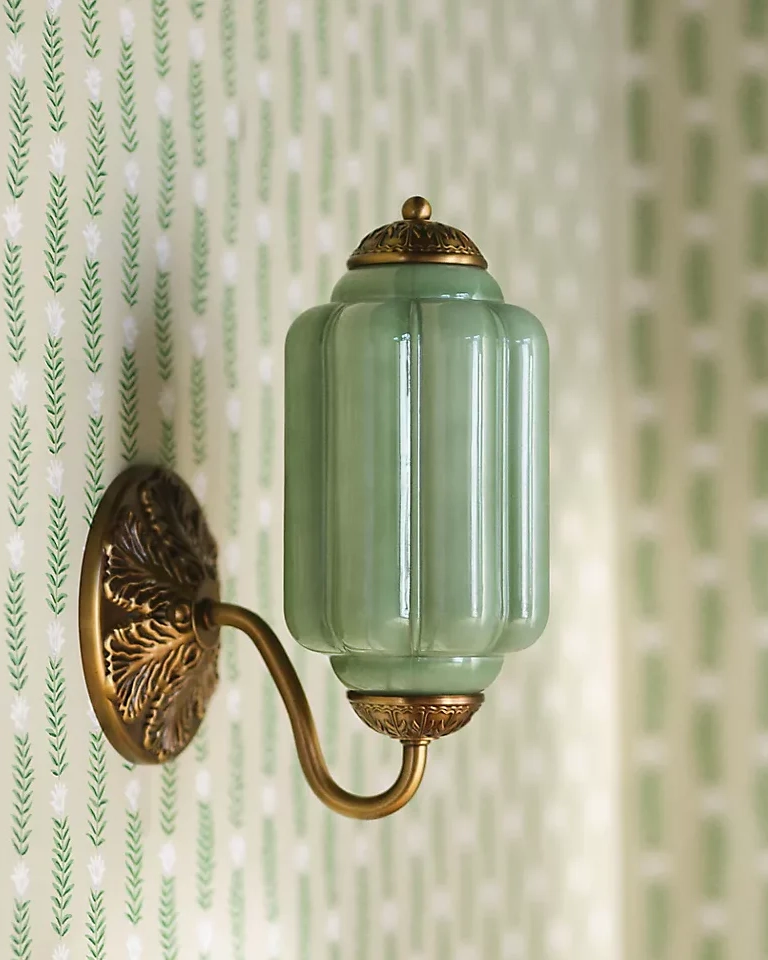 Murano Pumpkin Glass Wall Lamp