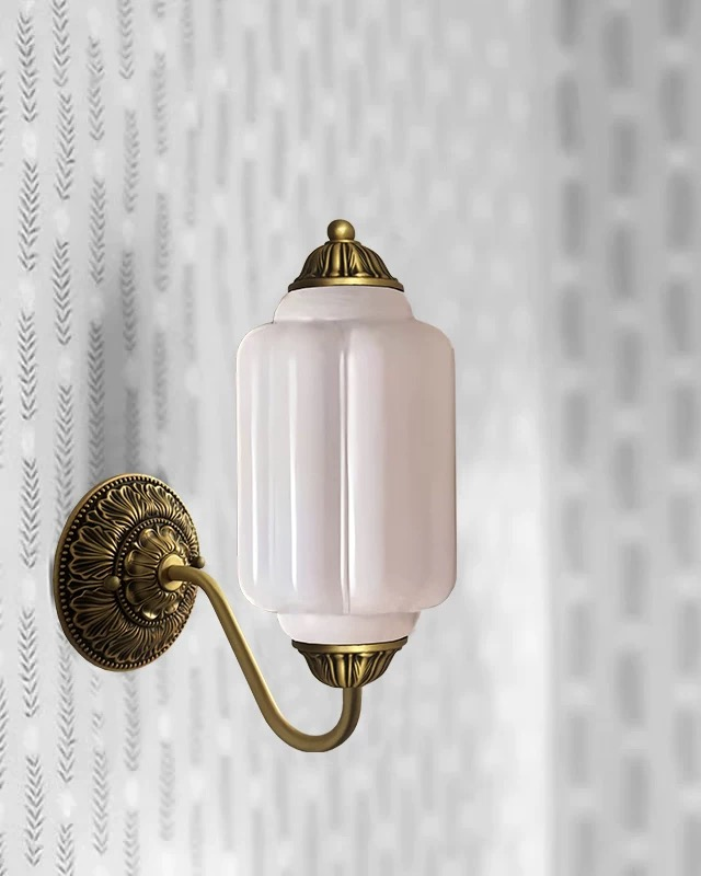 Murano Pumpkin Glass Wall Lamp