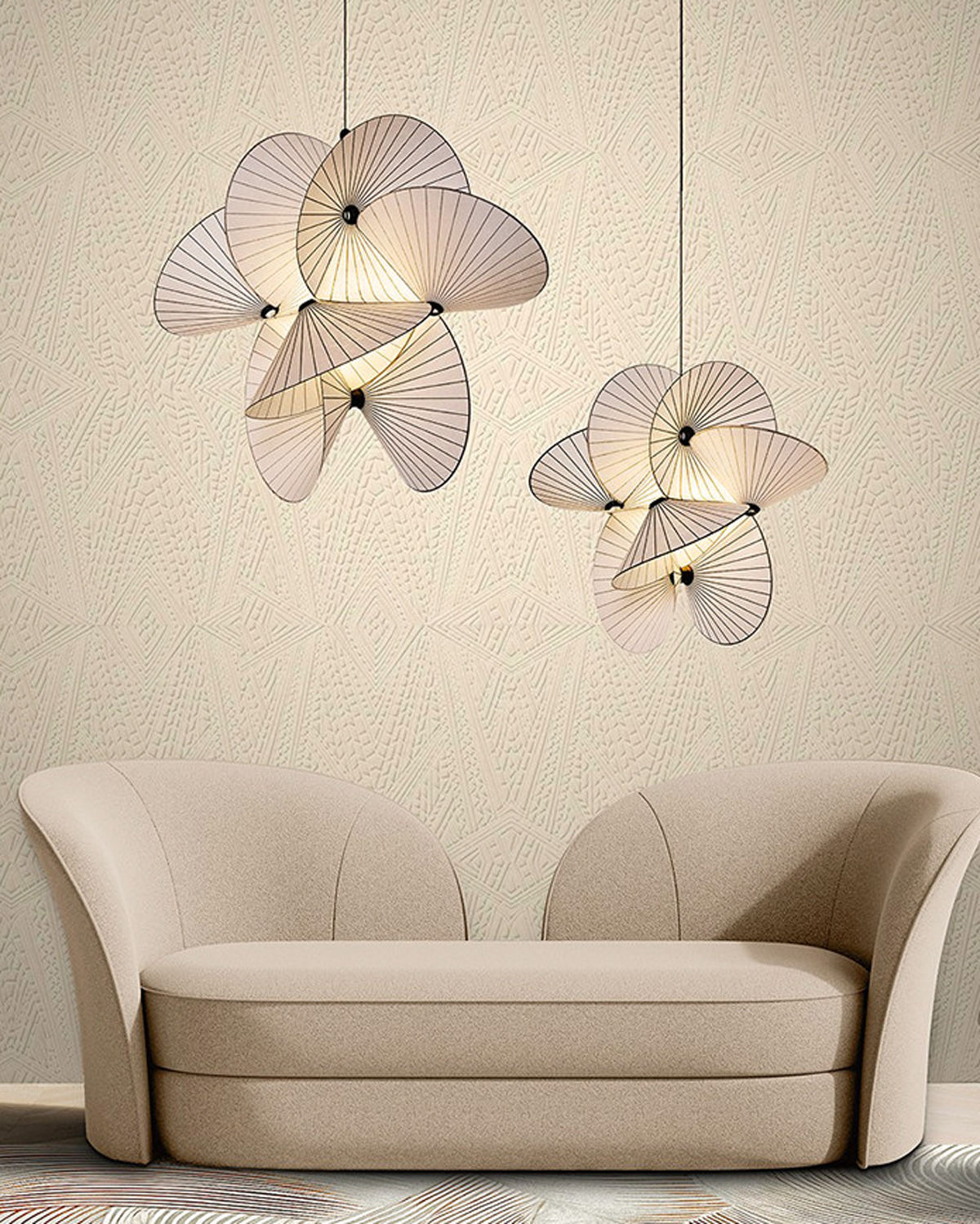 Murmur Paper Art Pendant Light