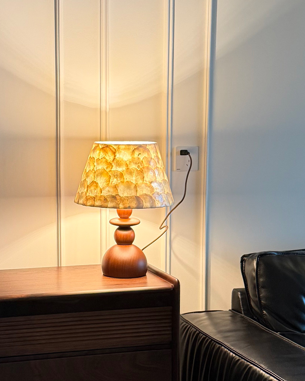 Nacre Shell Table Lamp