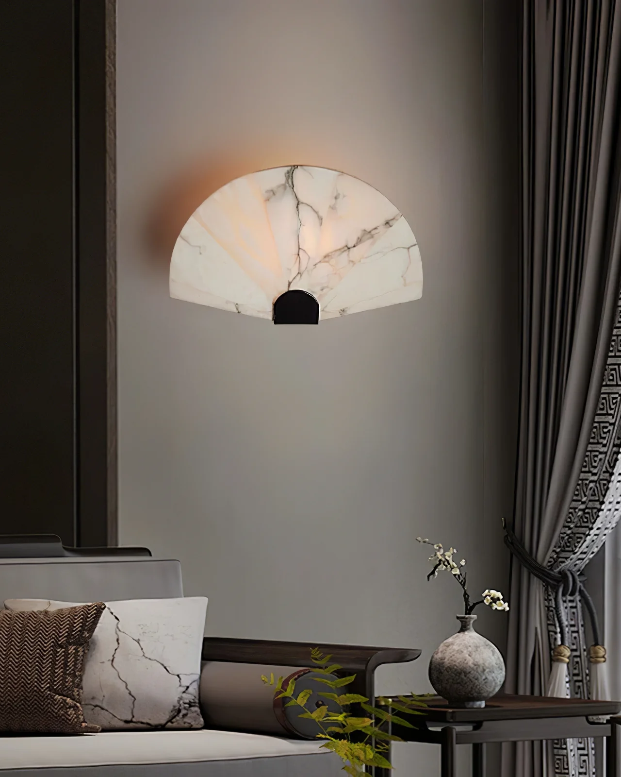 Nevora Alabaster Wall Lamp