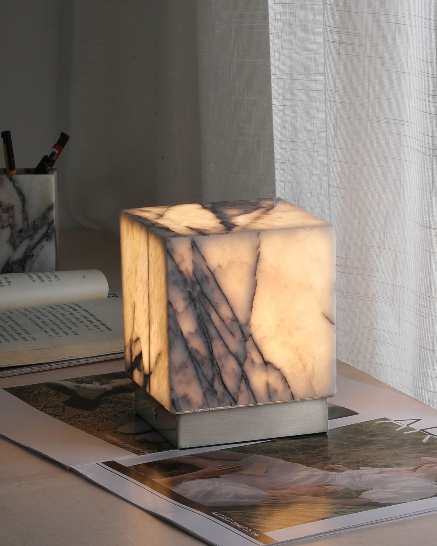 Nocturne Stone Table Lamp