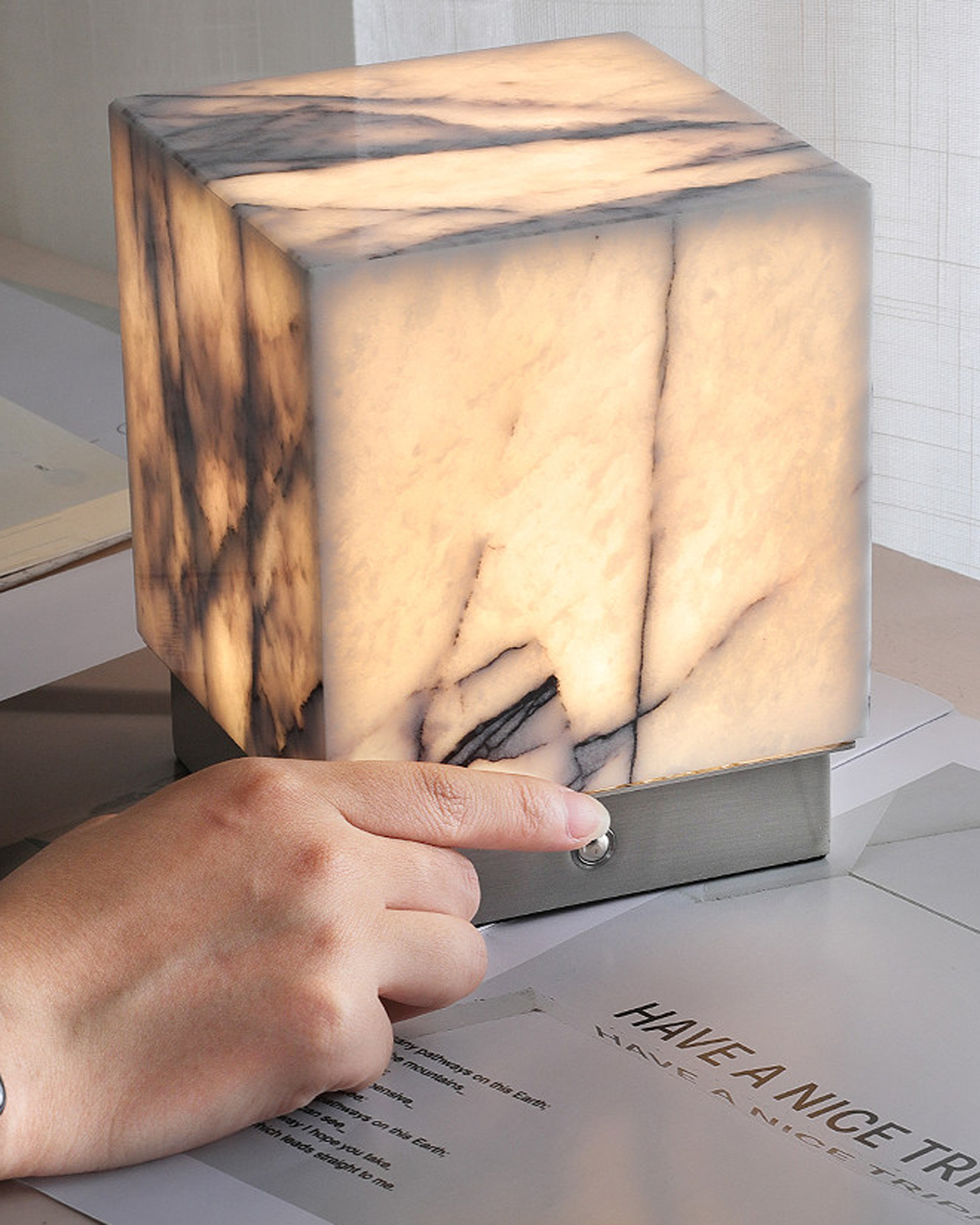 Nocturne Stone Table Lamp