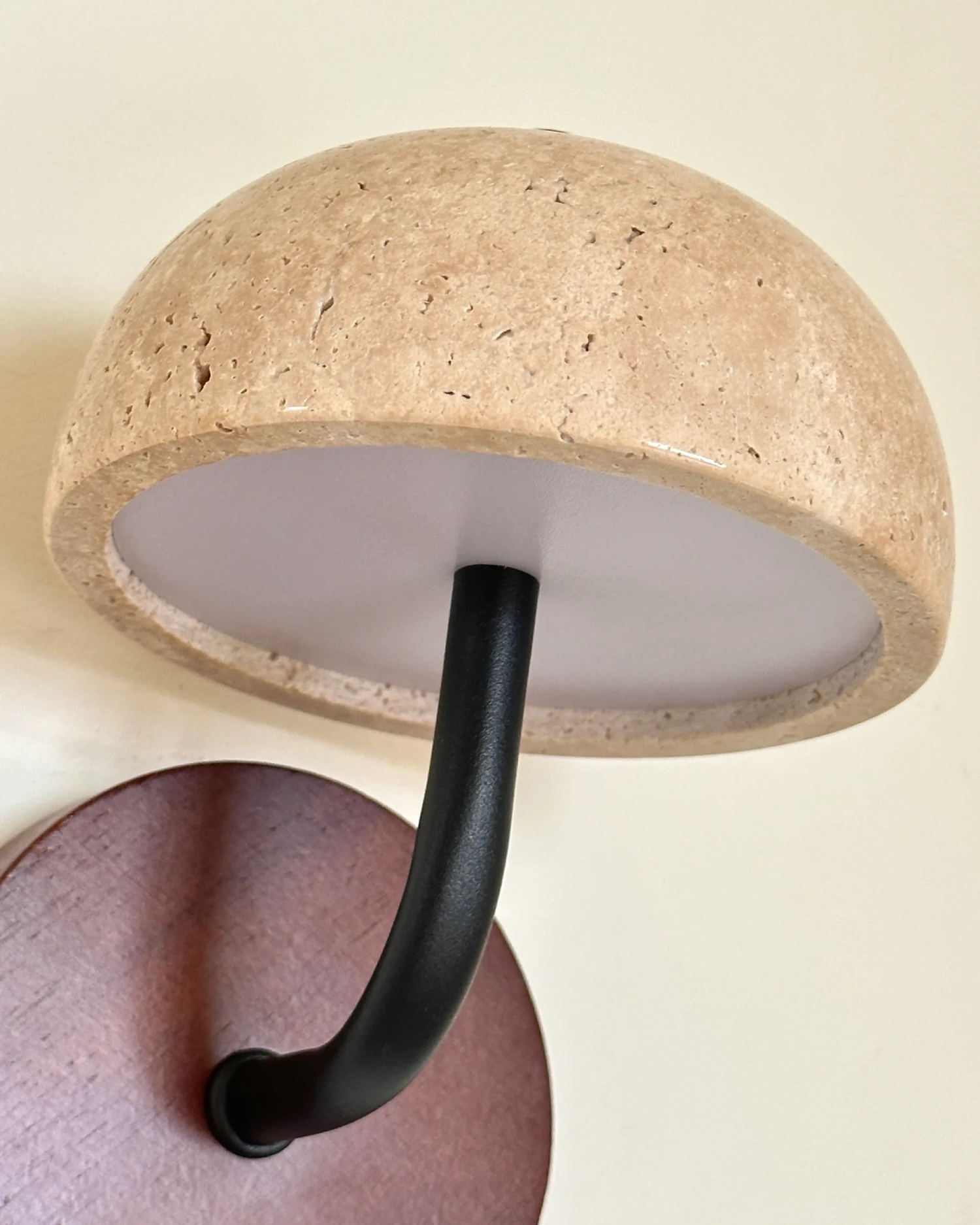 Nook Travertine Wall Sconce