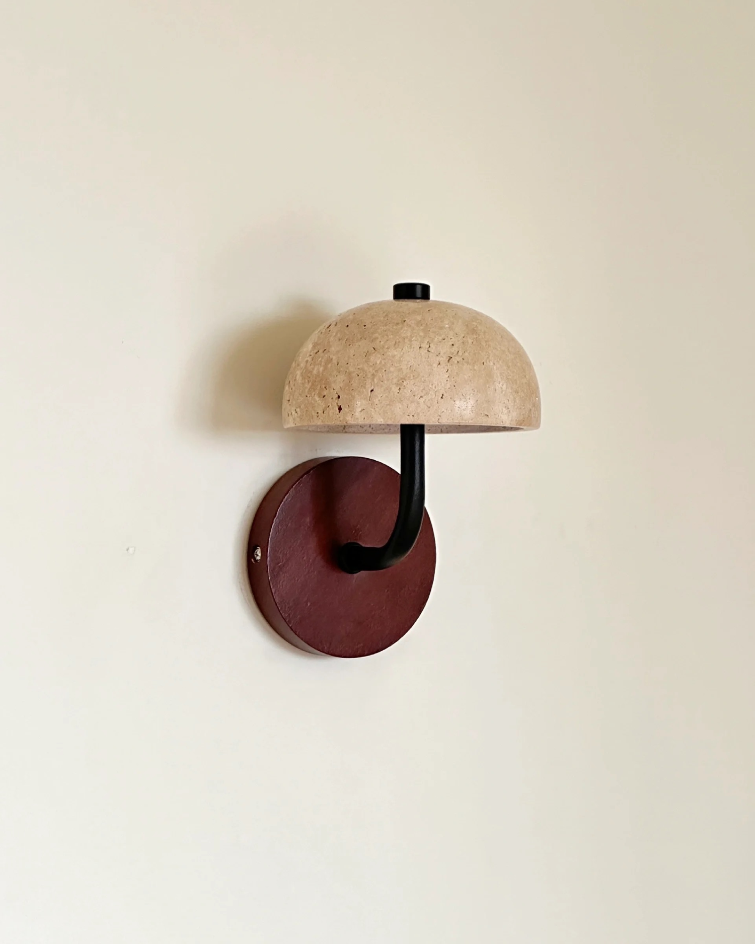 Nook Travertine Wall Sconce