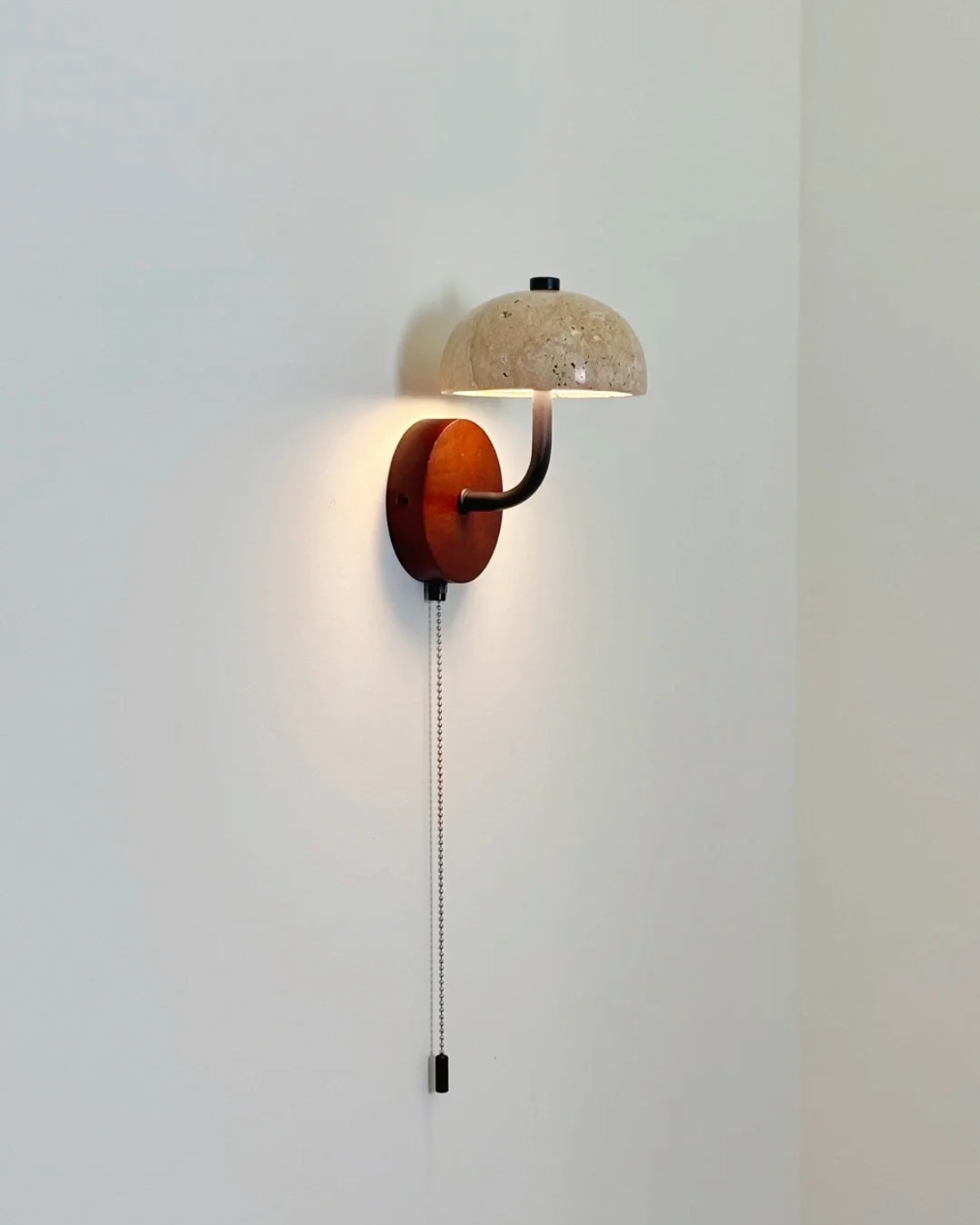Nook Travertine Wall Sconce
