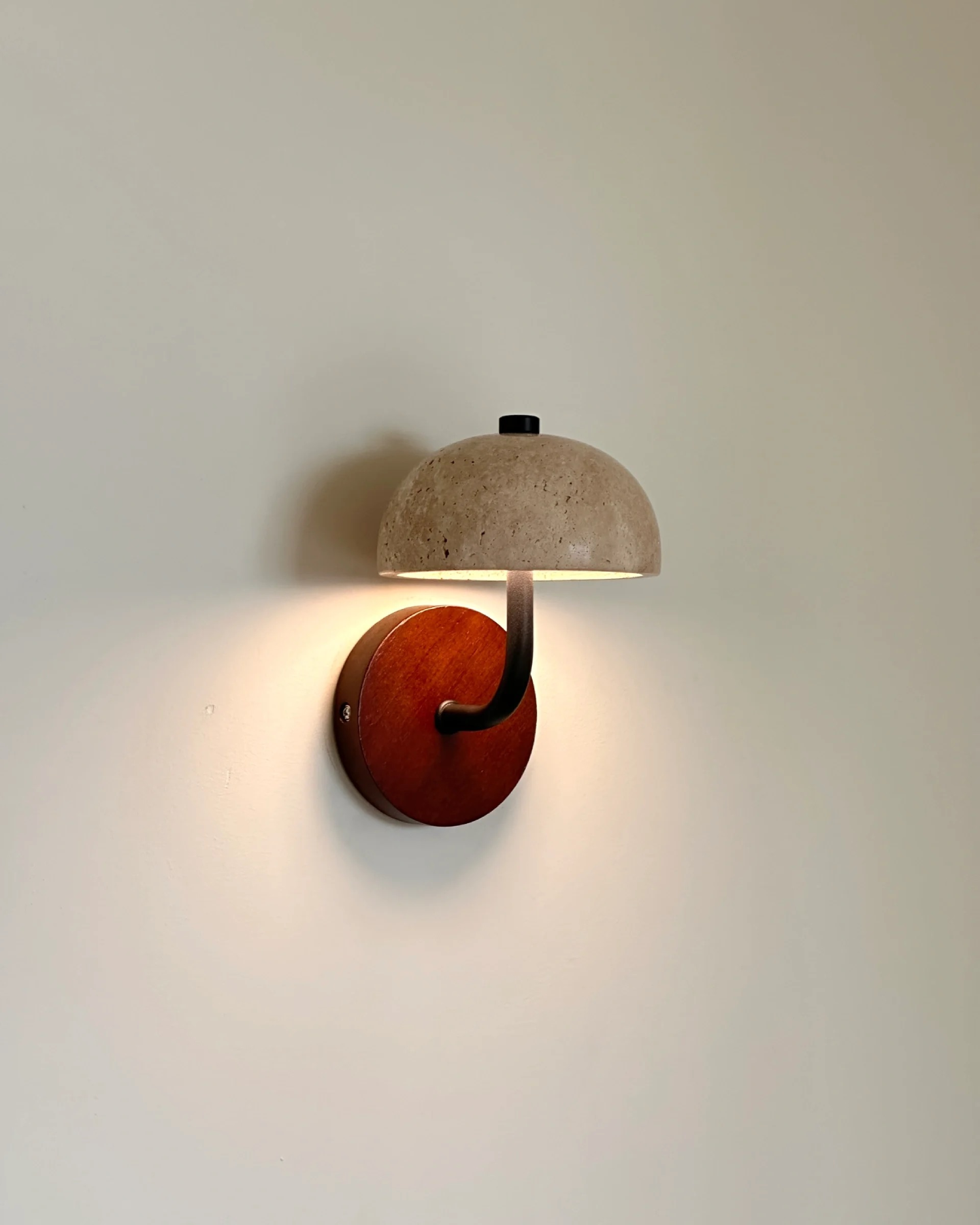 Nook Travertine Wall Sconce