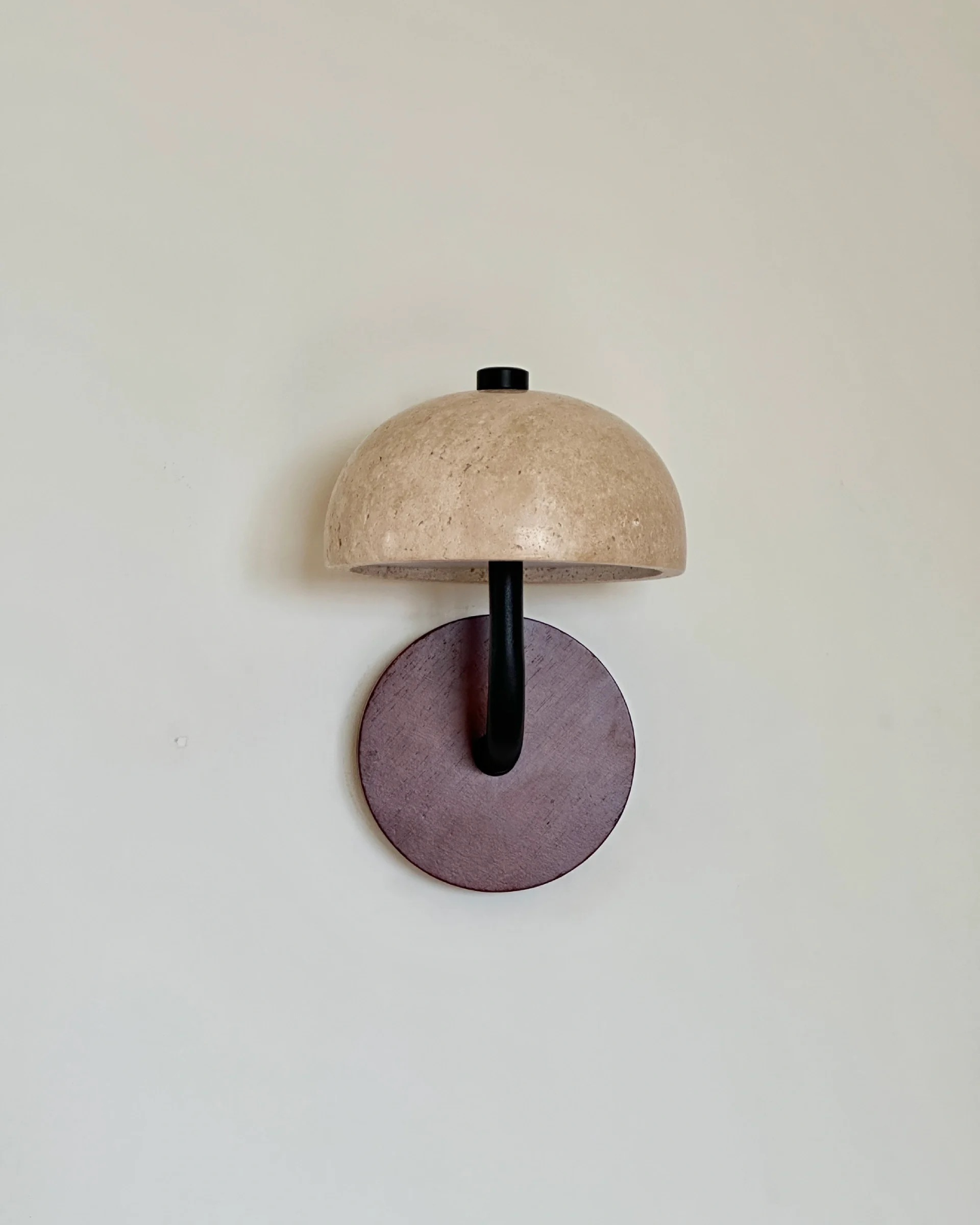 Nook Travertine Wall Sconce