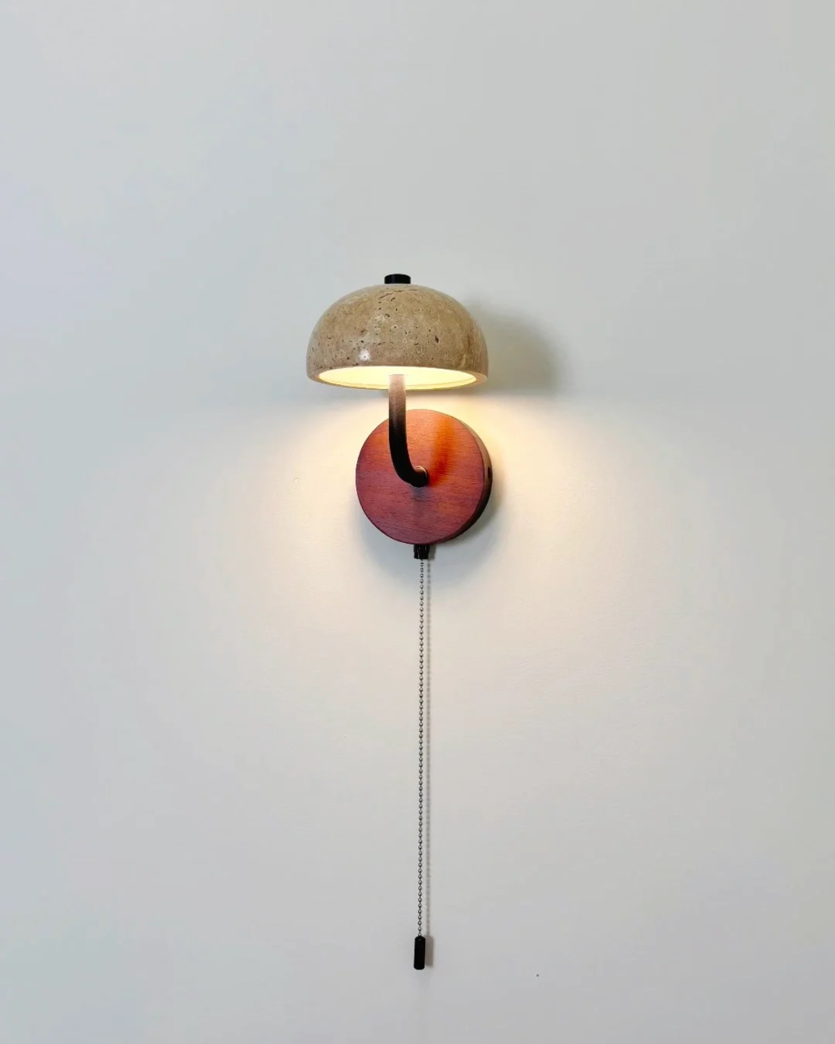 Nook Travertine Wall Sconce