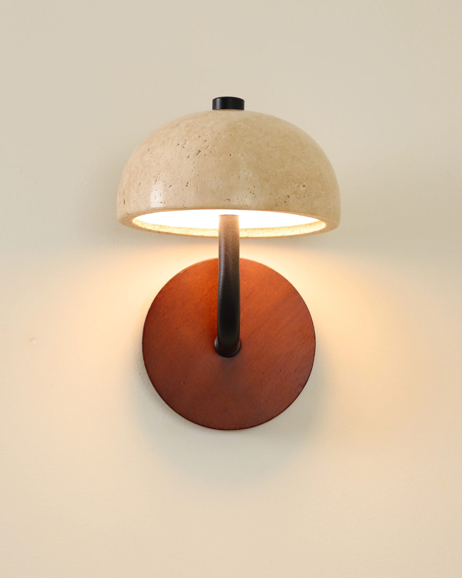Nook Travertine Wall Sconce