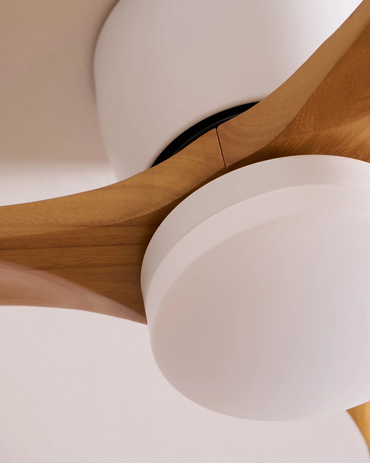 Nordic Wooden Ceiling Fan Light