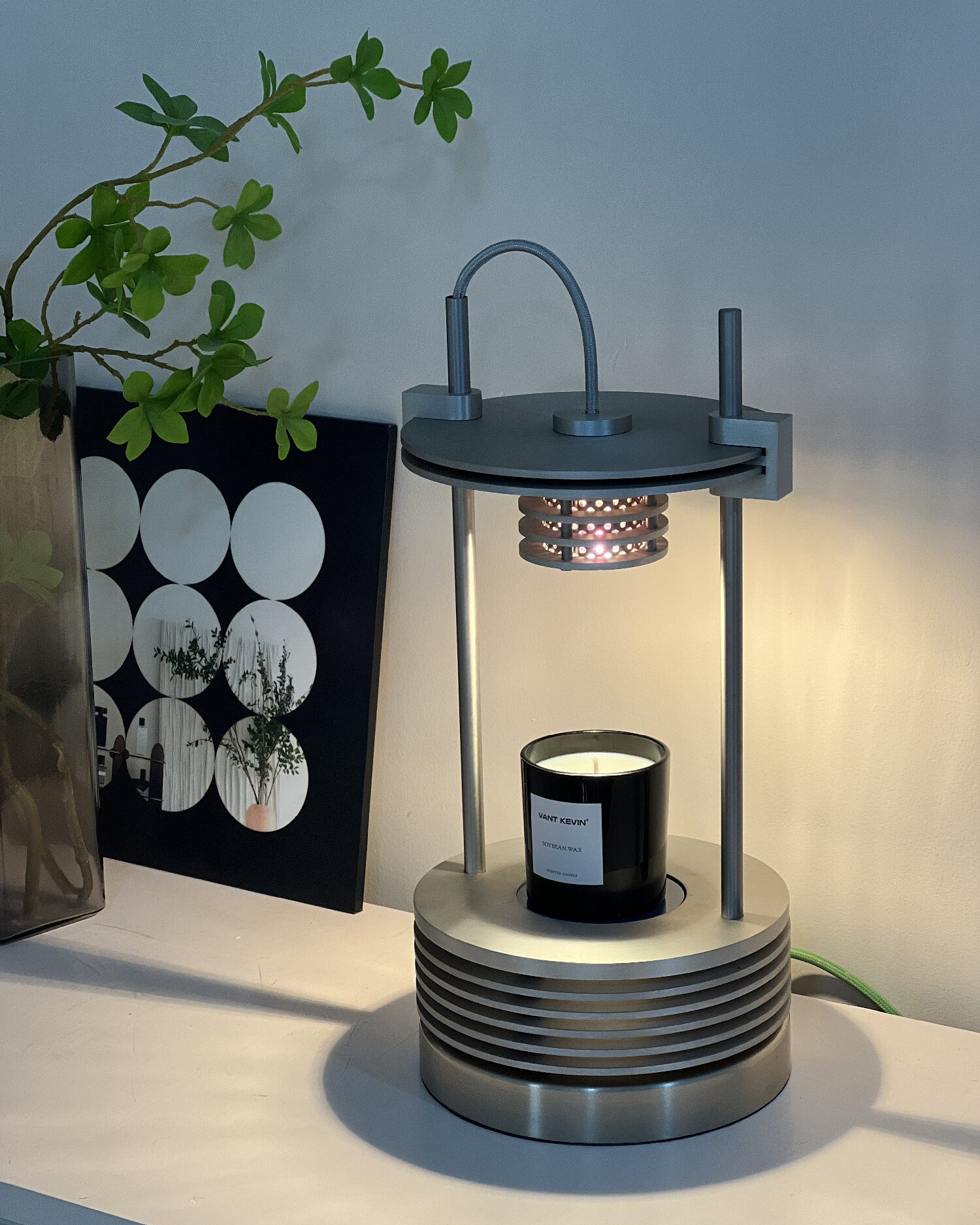 Ombre de Lune Wax Warmer Table Lamp