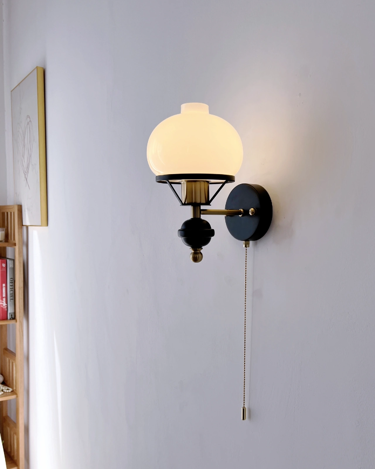 Opal Dome Wall Light